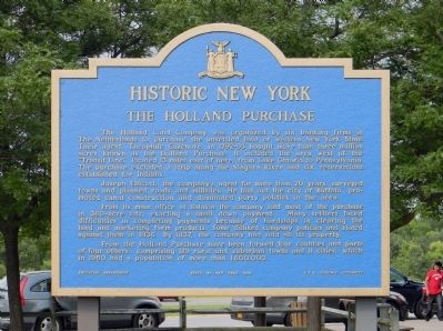 The Holland Purchase Marker image. Click for full size.