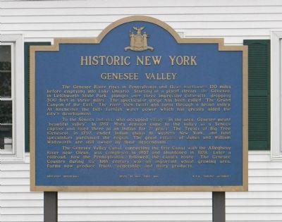 Genesee Valley Marker image. Click for full size.