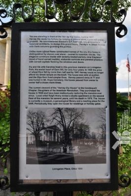 Ely House Informational Placard image. Click for full size.