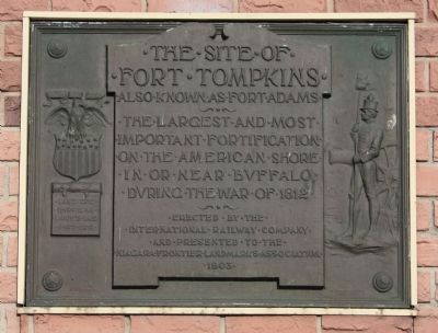The Site of Fort Tompkins Marker image. Click for full size.