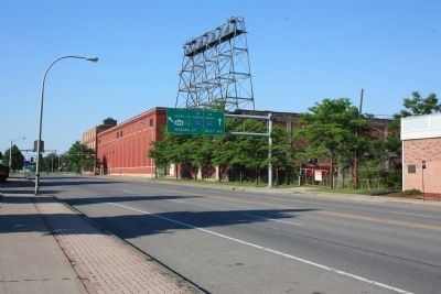 The Site of Fort Tompkins Marker. Click for full size. The Site of Fort Tompkins Marker image. Click for full size.