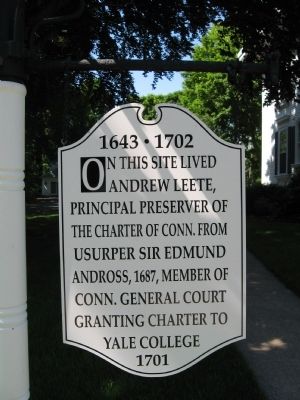 Andrew Leete Home Site Marker image. Click for full size.