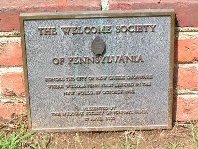 The Welcome Society of Pennsylvania Marker image. Click for full size.