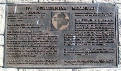 Centennial Memorial Marker image. Click for full size.