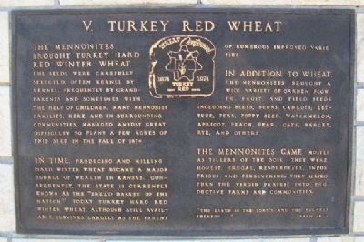 Turkey Red Wheat Marker image. Click for full size.