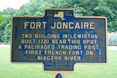 Fort Joncaire Marker. Click for full size. Fort Joncaire Marker image. Click for full size.