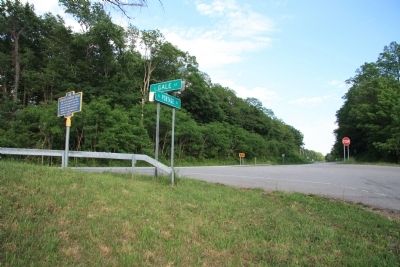 The Old Portage Road Marker. Click for full size. The Old Portage Road Marker image. Click for full size.