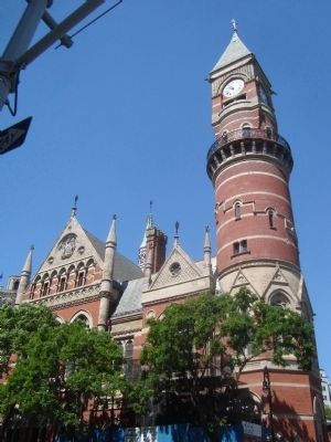 Clock Tower of the Jefferson Market Courthouse image. Click for full size.