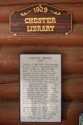 Chester Library Marker image. Click for full size.