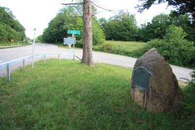The Old Portage Road Marker image. Click for full size.