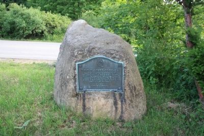 The Old Portage Road Marker image. Click for full size.
