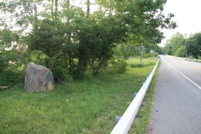 The Old Portage Road Marker image. Click for full size.