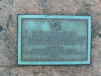 Guilford Revolutionary War Memorial image. Click for full size.