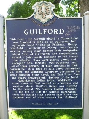 Guilford Marker image. Click for full size.