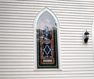 Liberty-Salem-Woodstock-Philomath Church Window image. Click for full size.