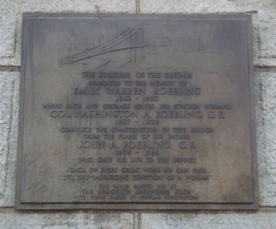 The Builders of the Bridge Marker image. Click for full size.