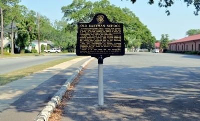 Old Eastman School Marker. Click for full size. Old Eastman School Marker image. Click for full size.