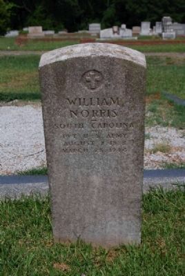 William Norris Tombstone image. Click for full size.