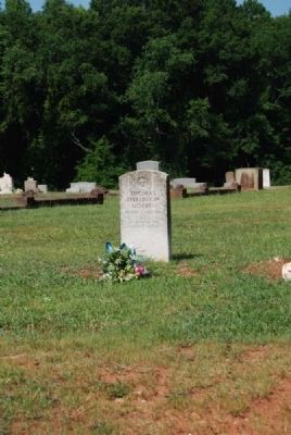Thomas Jefferson Morris Tombstone image. Click for full size.