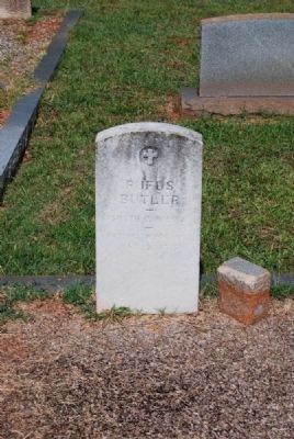 Rufus Butler Tombstone image. Click for full size.