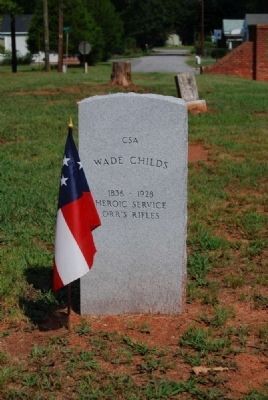 Wade Childs Tombstone image. Click for more information.