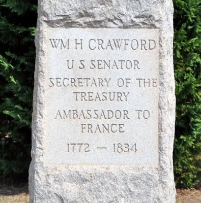 Wm H Crawford Marker image. Click for full size.