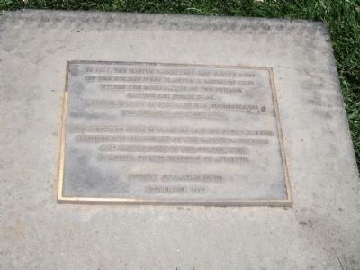 Lower Plaque at the NSGW/NDGW Monument image. Click for full size.