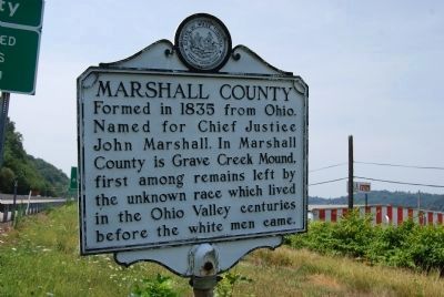 Marshall County Marker image. Click for full size.