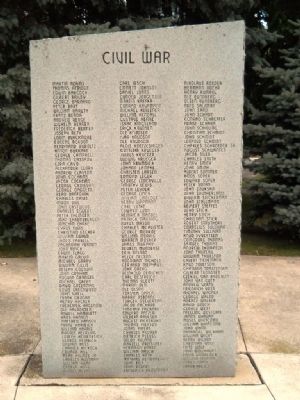 Manitowoc County Veterans Memorial Park Marker image. Click for full size.