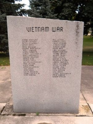 Manitowoc County Veterans Memorial Park Marker image. Click for full size.
