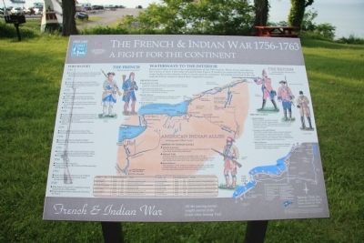 The French & Indian War 1756-1763 Marker image. Click for full size.