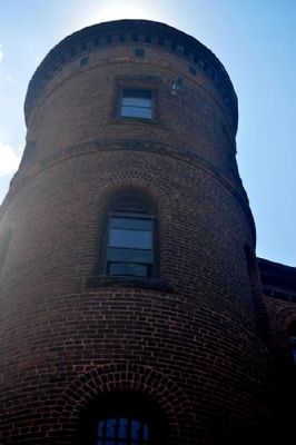The Armory/YMCA's tower today image. Click for full size.