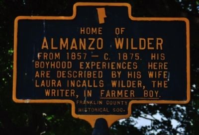 Almanzo Wilder Marker image. Click for full size.