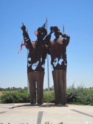 Mather Air Force Base Navigators Monument image. Click for full size.