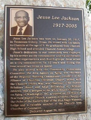 Jesse Lee Jackson Marker image. Click for full size.