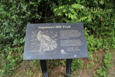 Sagamore Hill Trail Marker image. Click for full size.