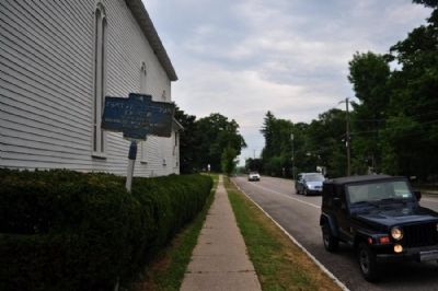 First Presbyterian Church Marker as seen facing North on 19. Click for full size. First Presbyterian Church Marker as seen facing North on 19 image. Click for full size.