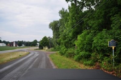 Roswell Parmelee Marker as seen facing South image. Click for full size.