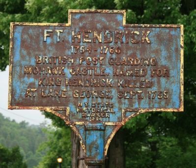 Fort Hendrick Marker. Click for full size. Fort Hendrick Marker image. Click for full size.