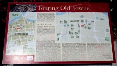 Touring Old Towne Marker image. Click for full size.