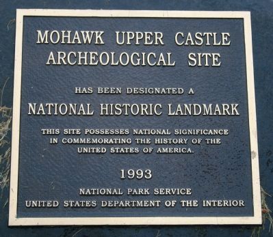 Mohawk Upper Castle Marker image. Click for full size.