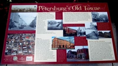 Petersburg’s Old Towne Marker image. Click for full size.