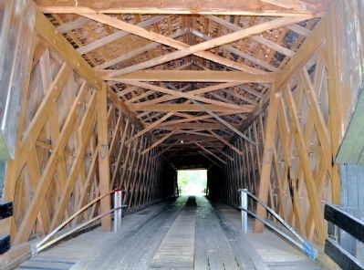 Red Oak Creek Covered Bridge image. Click for full size.