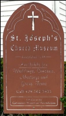 St. Joseph's Church Sign image. Click for full size.