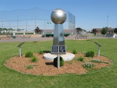 Youth Baseball Donor Recognition Monument and Marker image. Click for full size.