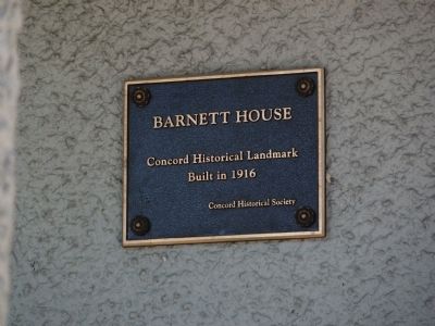 Barnett House Marker image. Click for full size.