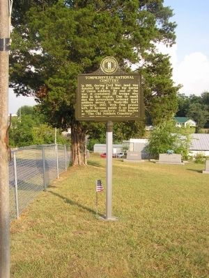 Tompkinsville National Cemetery Marker. Click for full size. Tompkinsville National Cemetery Marker image. Click for full size.