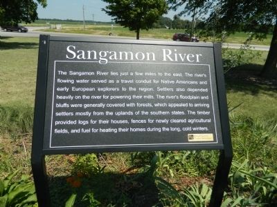 Sangamon River Marker image. Click for full size.