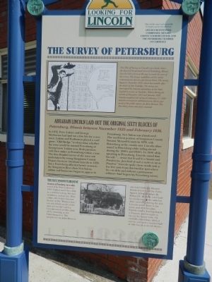The Survey of Petersburg Marker image. Click for full size.