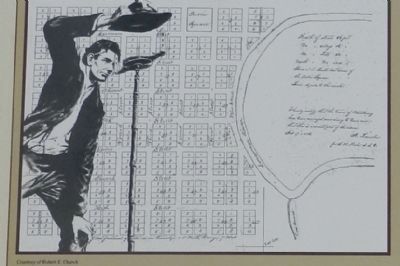 Lincoln's plat of Petersburg image. Click for full size.